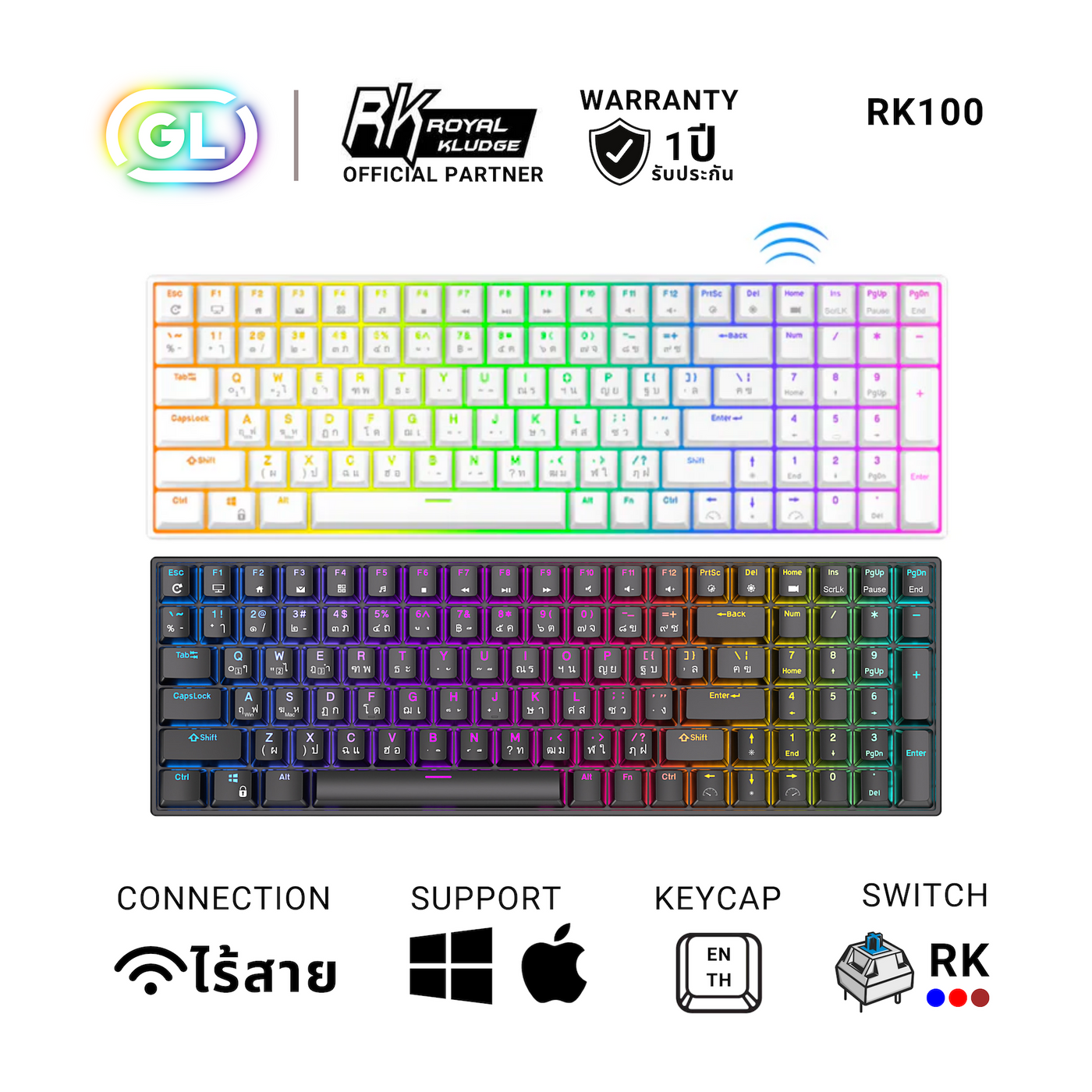 RK100 Mechanic Keyboard